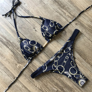 Imprimé fleuri bikinis 2020 nouveau maillot de bain