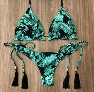 Imprimé fleuri bikinis 2020 nouveau maillot de bain